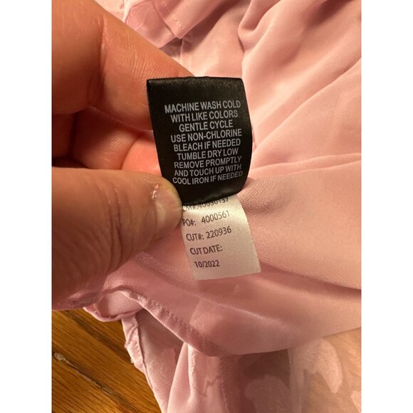 Torrid Babydoll Clip Floral V Neck LongSleeve Top Women's Size 3X - Picture 8 of 9